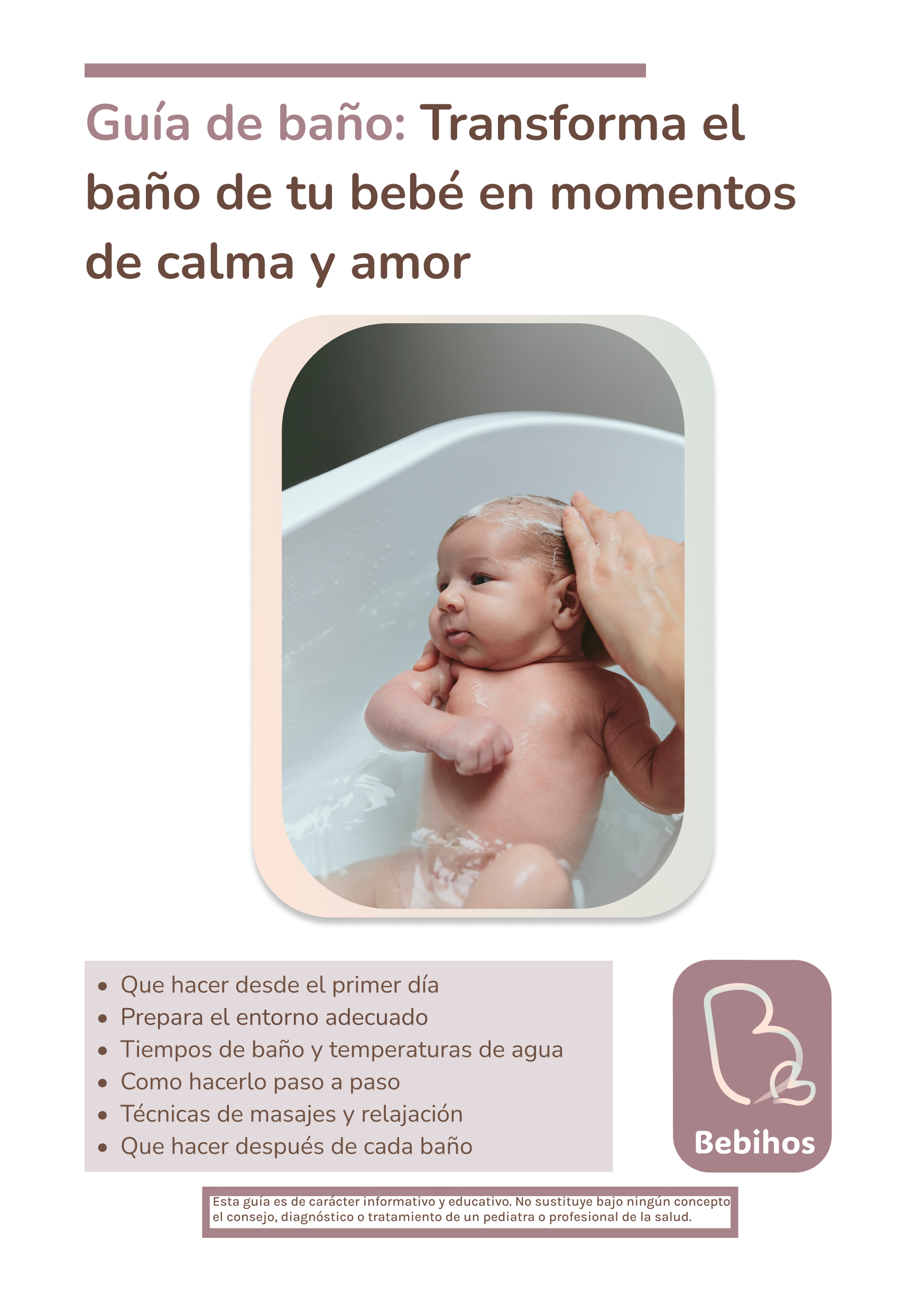 Protocolo Bebihos de Baño y Cuidado